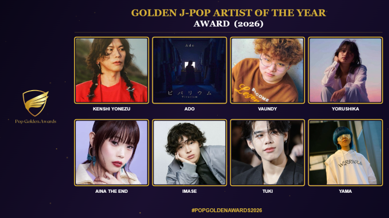Golden J-Pop Artist of the Year Award (2026) Nominees