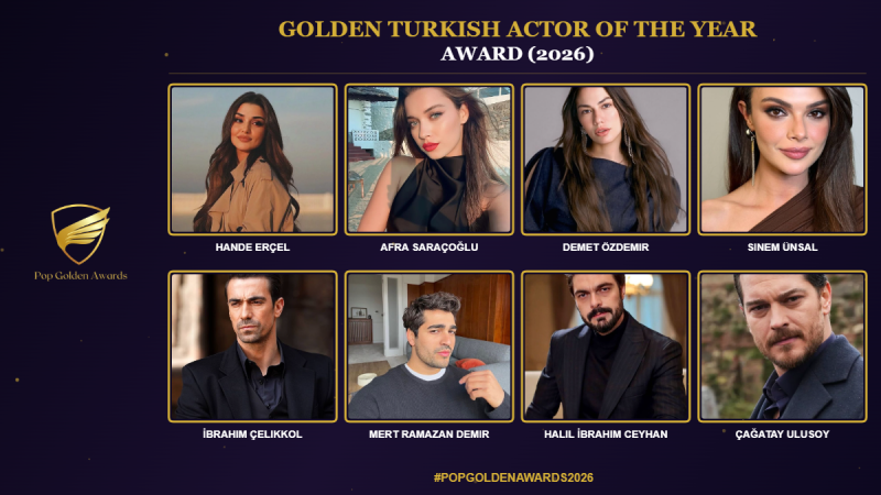 Golden TURKISH ACTOR OF THE YEAR Award (2026)