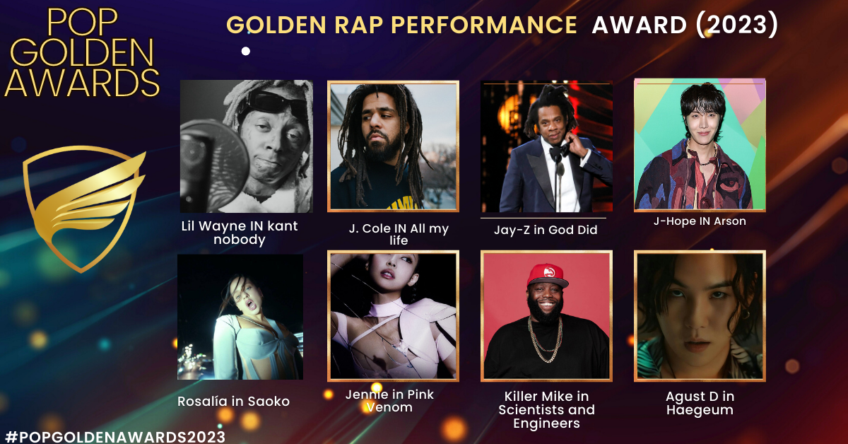 Golden Rap Performance  Award (2023 Nominees)