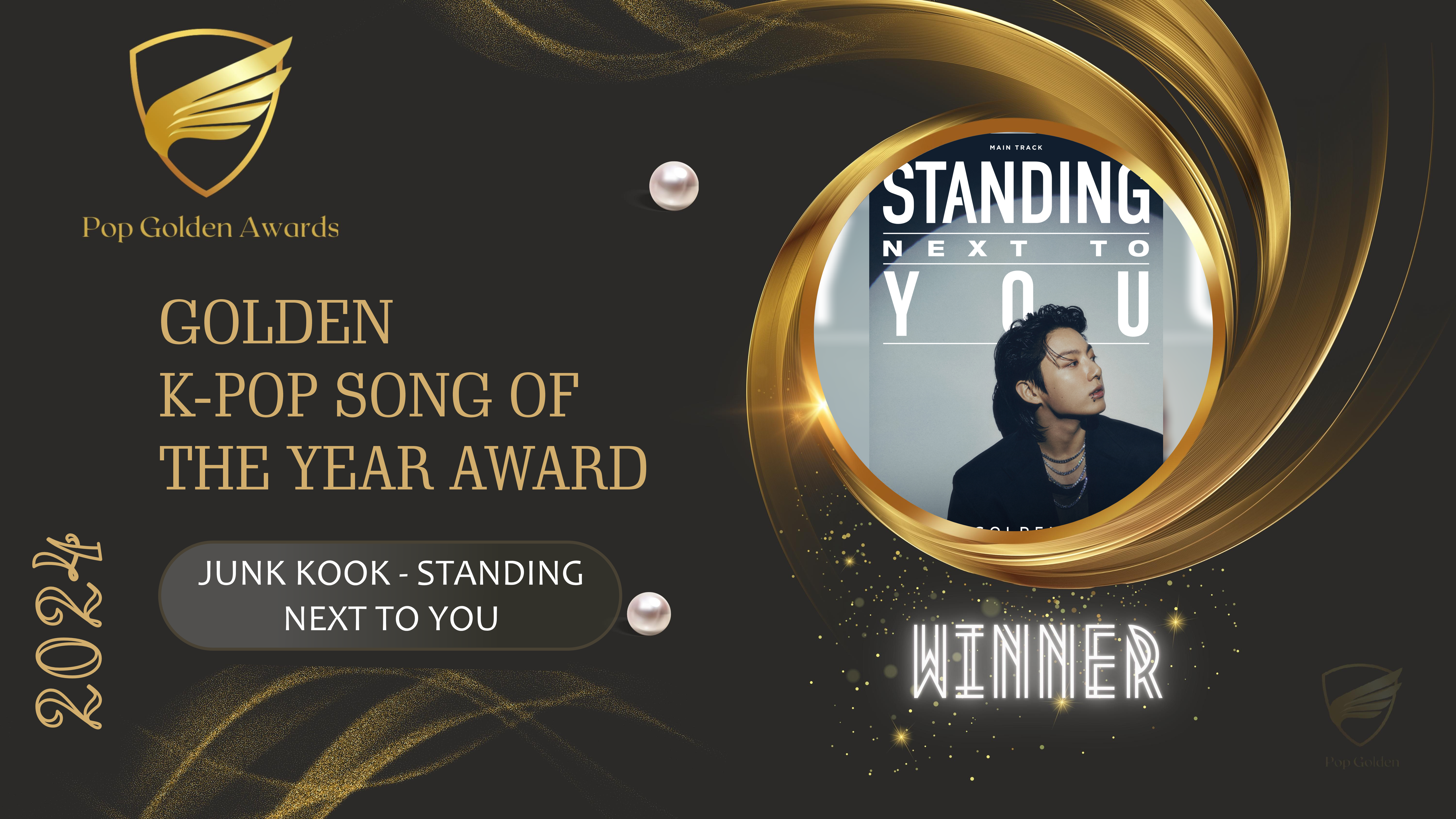 Golden K-POP SONG OF THE YEAR Award (2026) Winner: Jung Kook – Standing Next To You