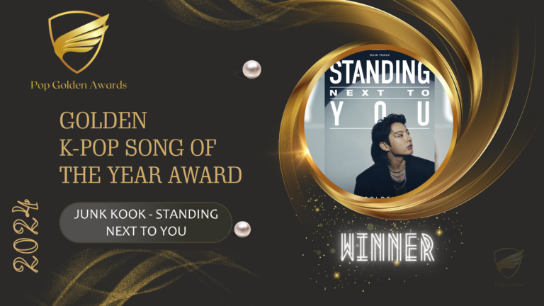 Read more about the article Golden K-POP SONG OF THE YEAR Award (2024) Winner: Jung Kook – Standing Next To You