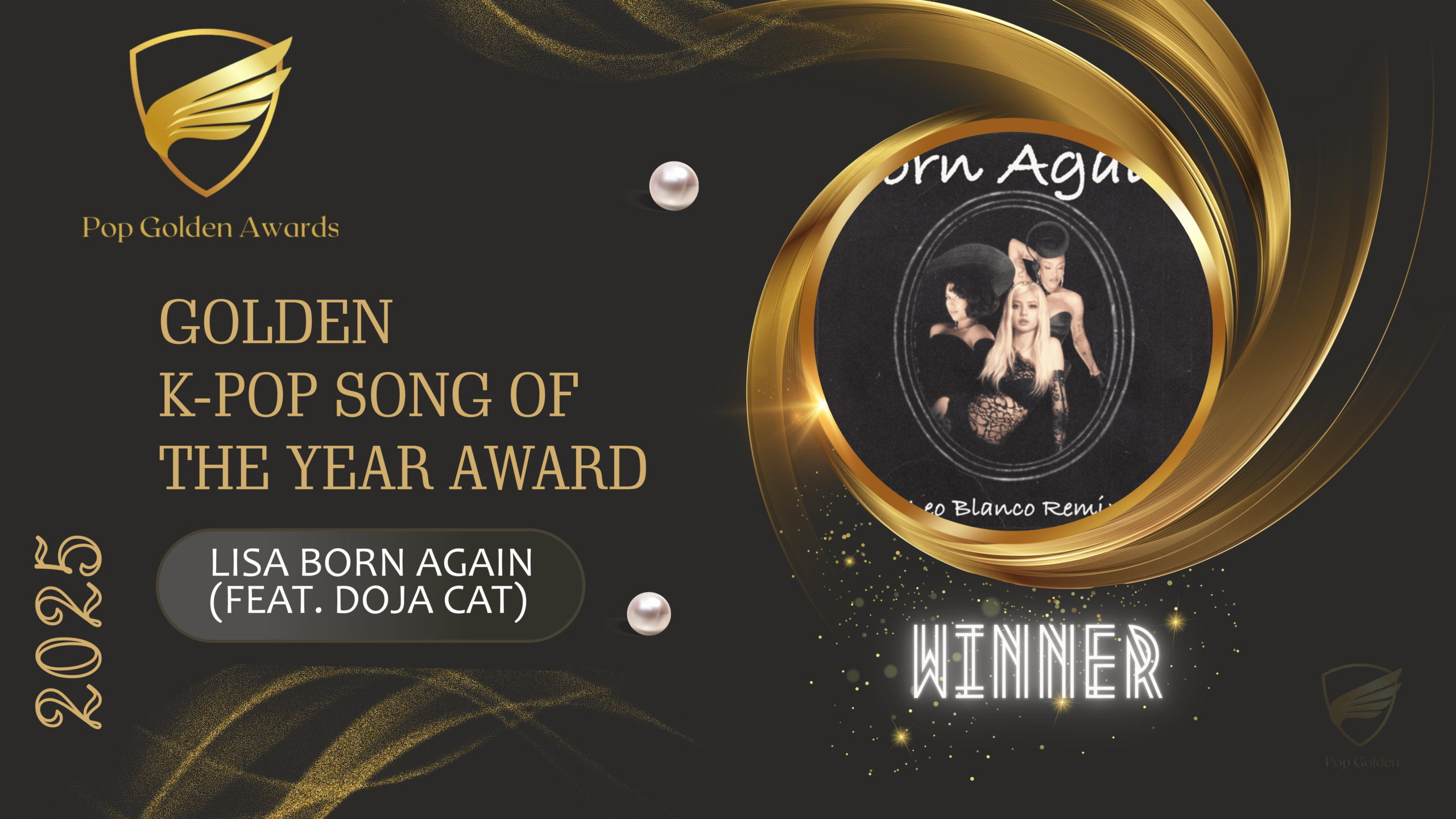 You are currently viewing Golden K-Pop Song of the Year 2025 Winner: “Born Again” — LISA (feat. Doja Cat)